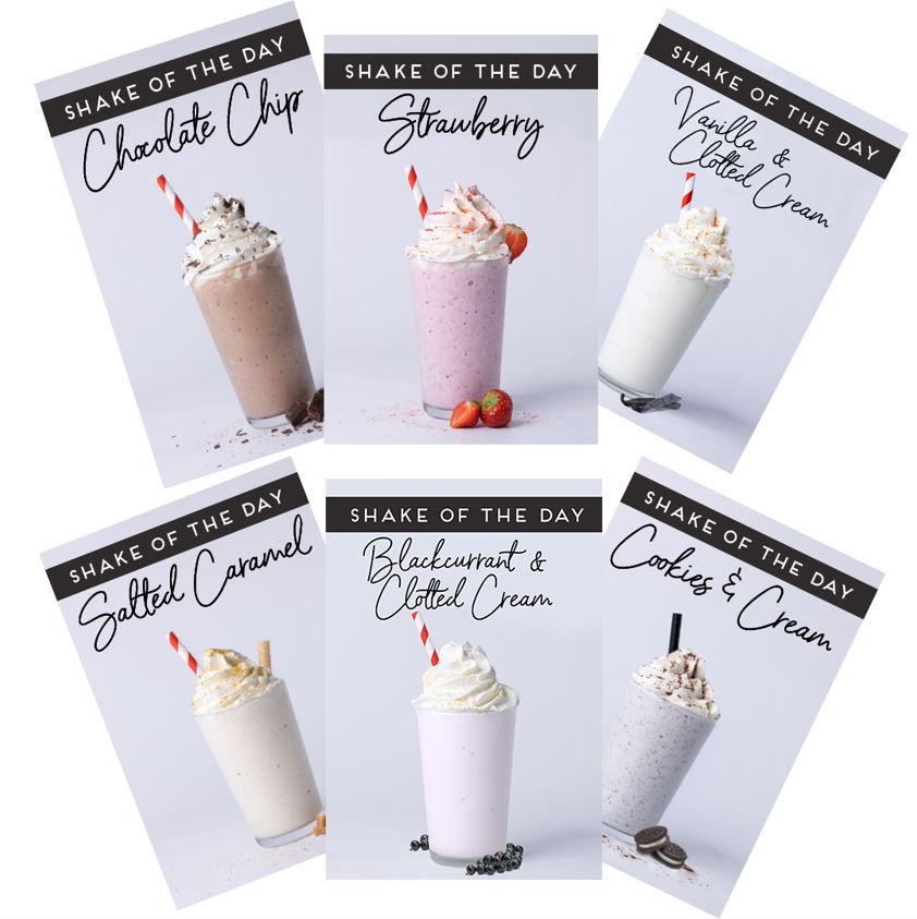 shake of the day cards