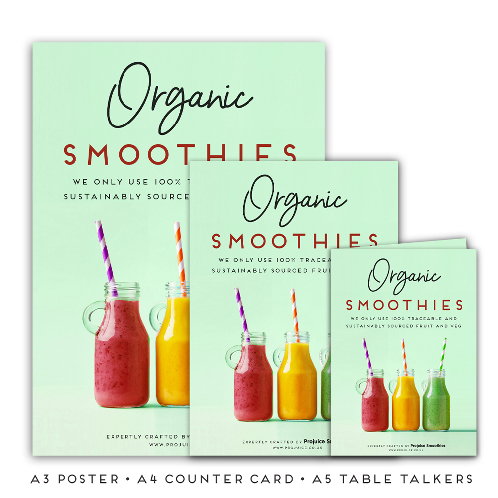 Organic Smoothie Promotional Pack
