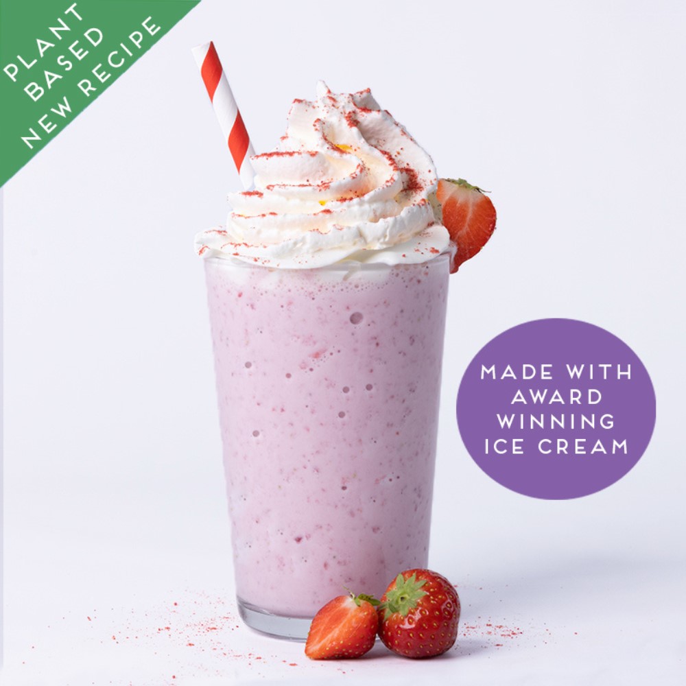 PLANT BASED STRAWBERRY Milkshake Plant Based Flavours