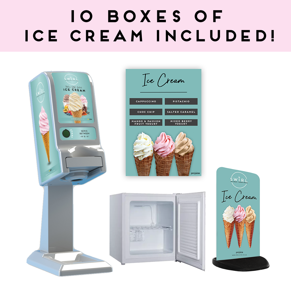 Ice Cream OS17 Dispenser Bundle Ice Cream at the Touch of a Button!