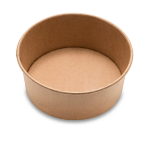 750ml round kraft bowl