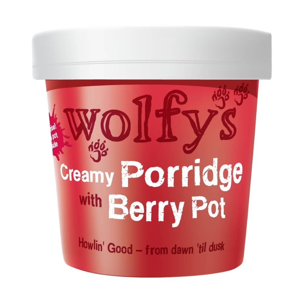 Creamy Porridge with Berry Pot