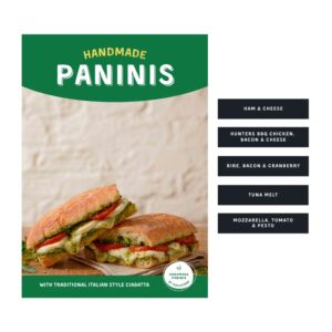 Panini Menu Board with Flavours