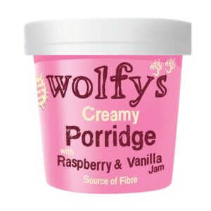 Creamy Raspberry and Vanilla Porridge