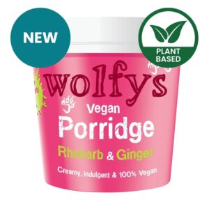Vegan Porridge - Rhubarb and Ginger