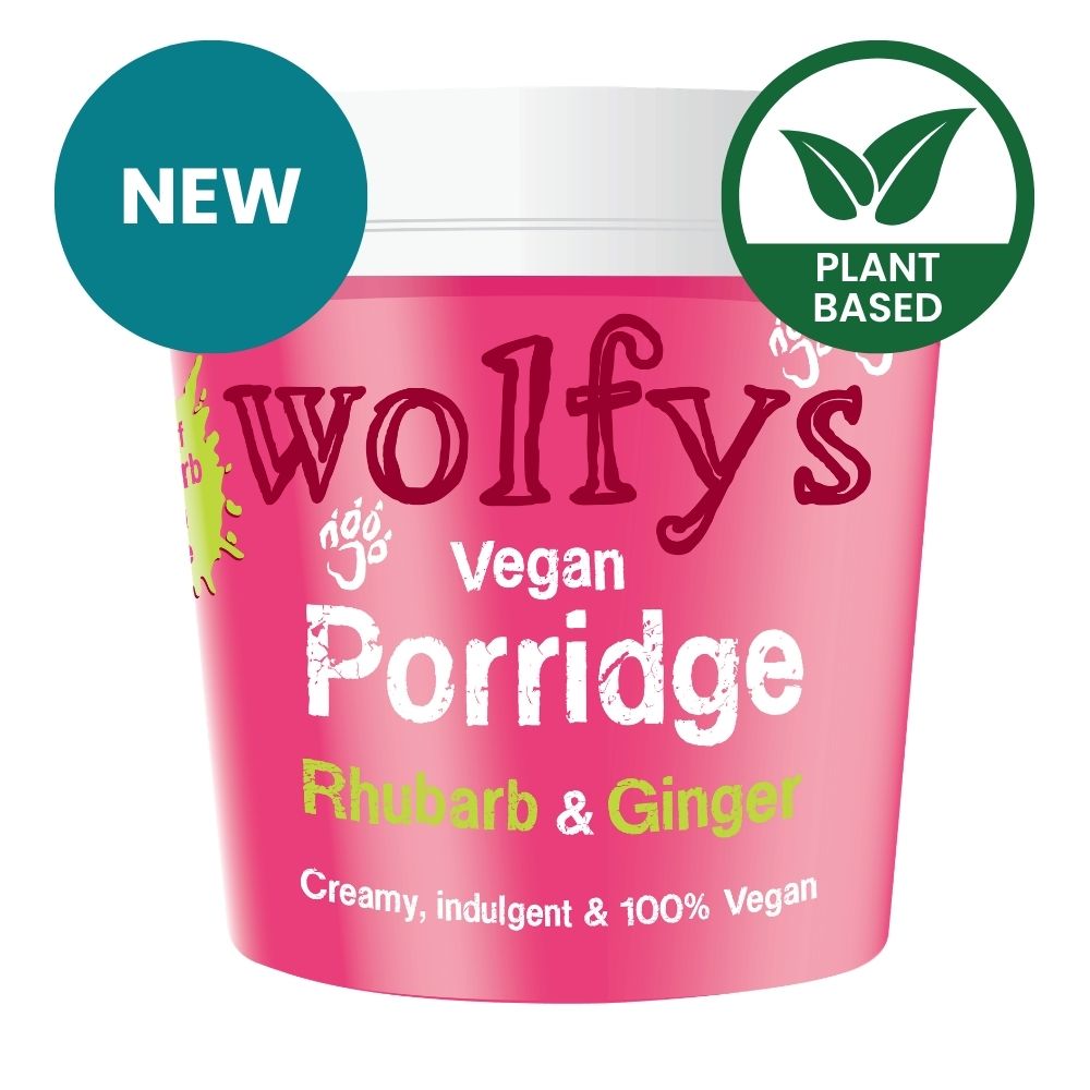 Vegan Porridge - Rhubarb and Ginger