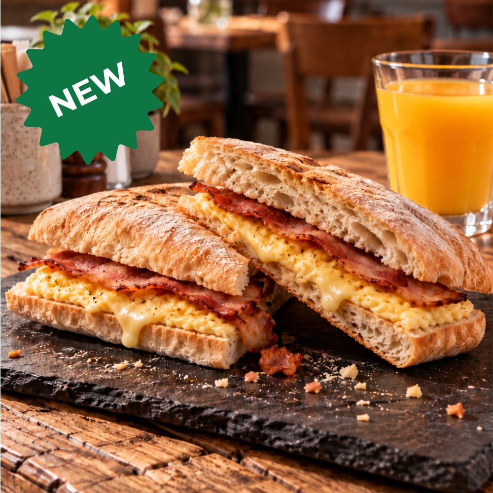 Breakfast Bacon, Egg and Cheese Panini - Rockford